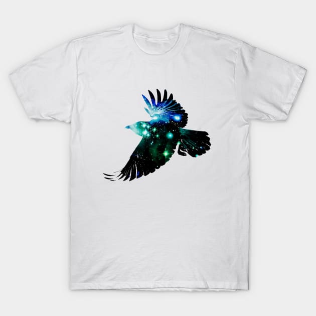 Raven T-Shirt by Anastasiya Malakhova